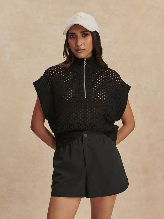 Nila mid rise short 3.5 Black