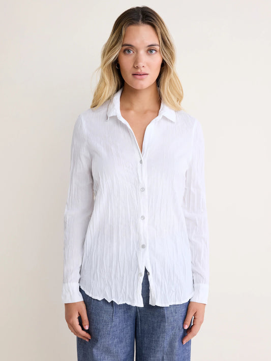 Crinkle Shirt White