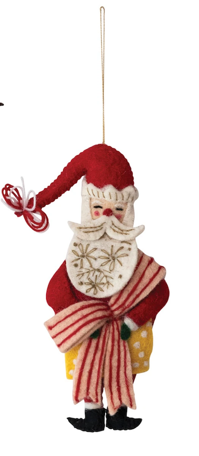 Wool Felt Ornament, 3 Styles