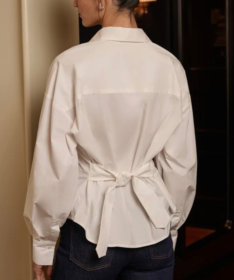 Back Story Shirt White