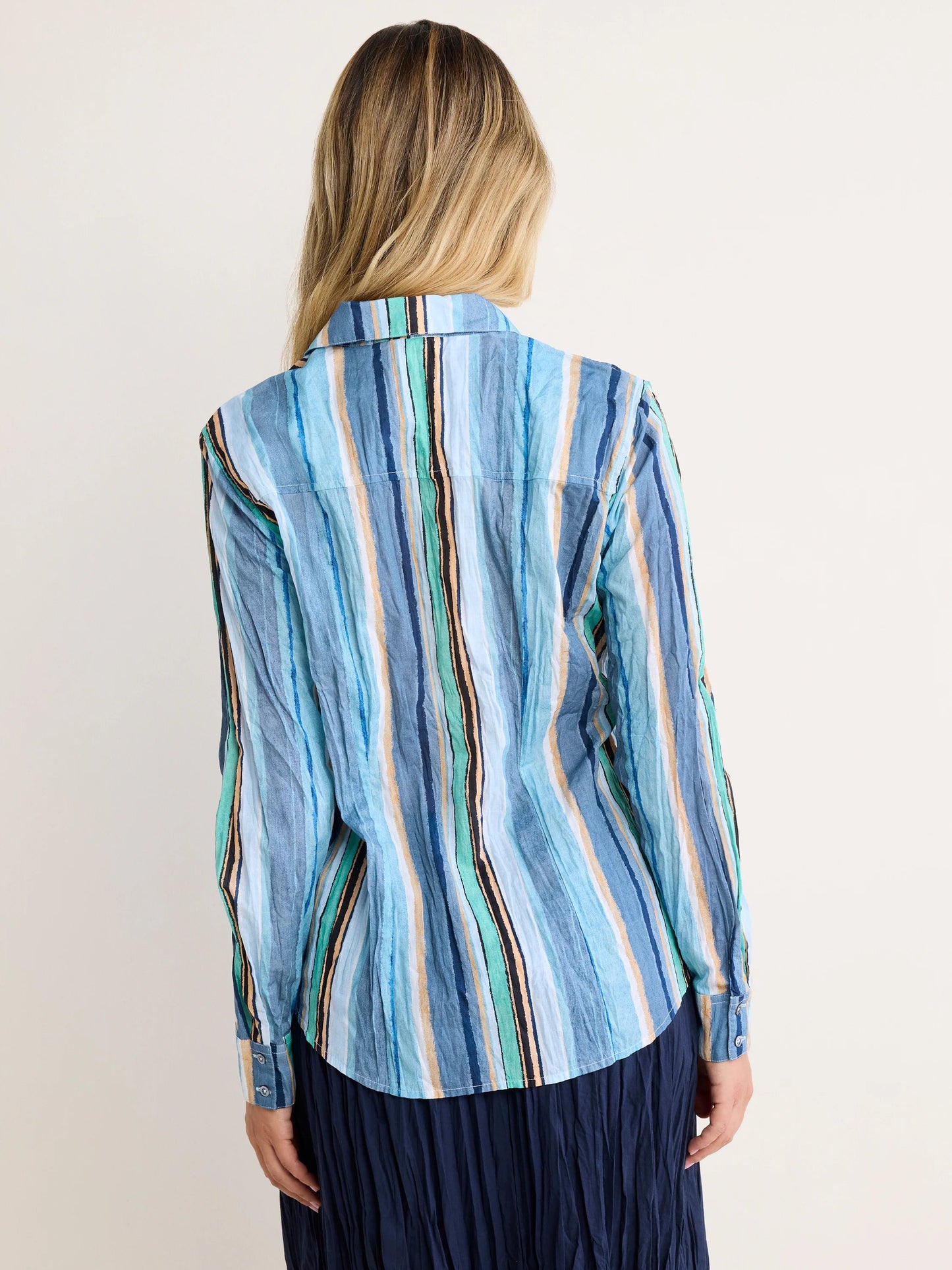 Crinkle Shirt Stripe