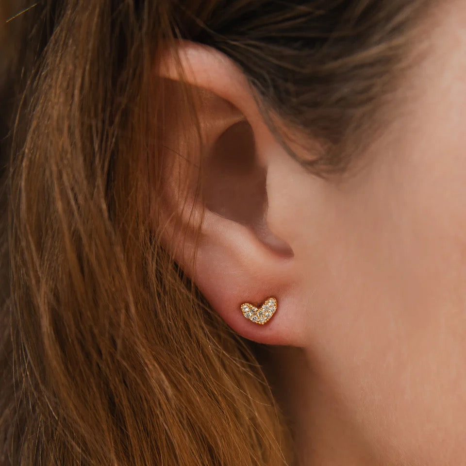 Mini Heart Earrings