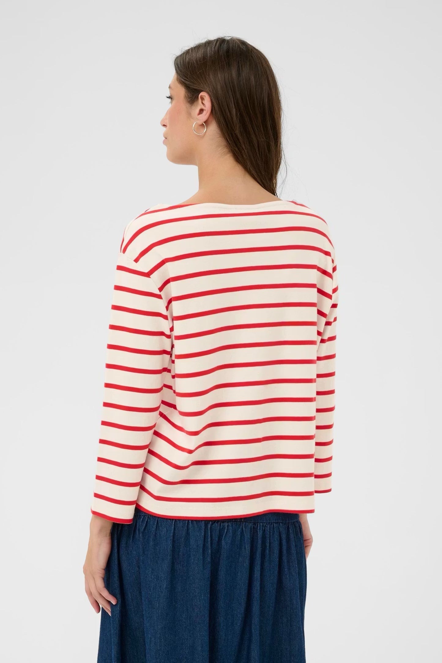 Nela Poppy Red Stripe