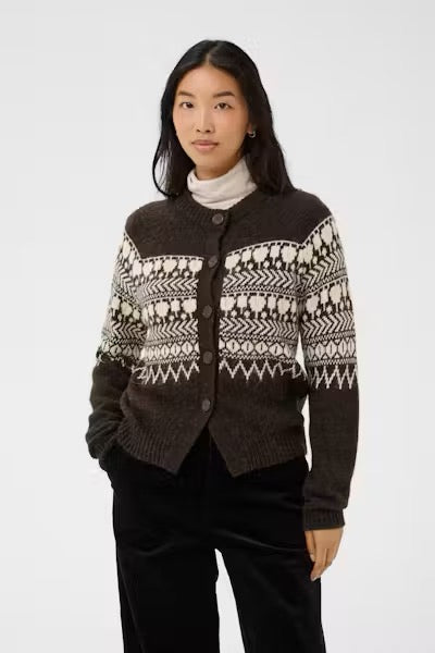 Charmaine Cardigan Chocolate