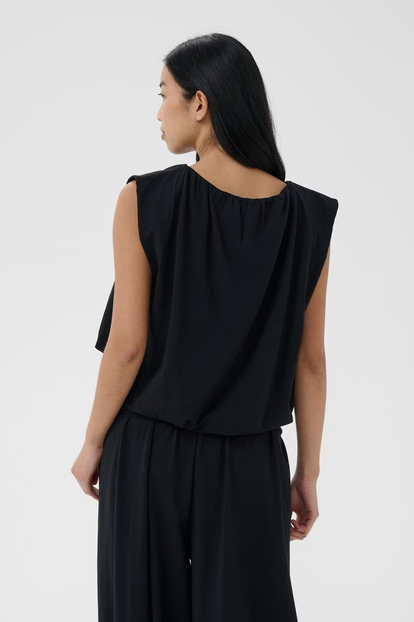Berthine Bubble Top Black