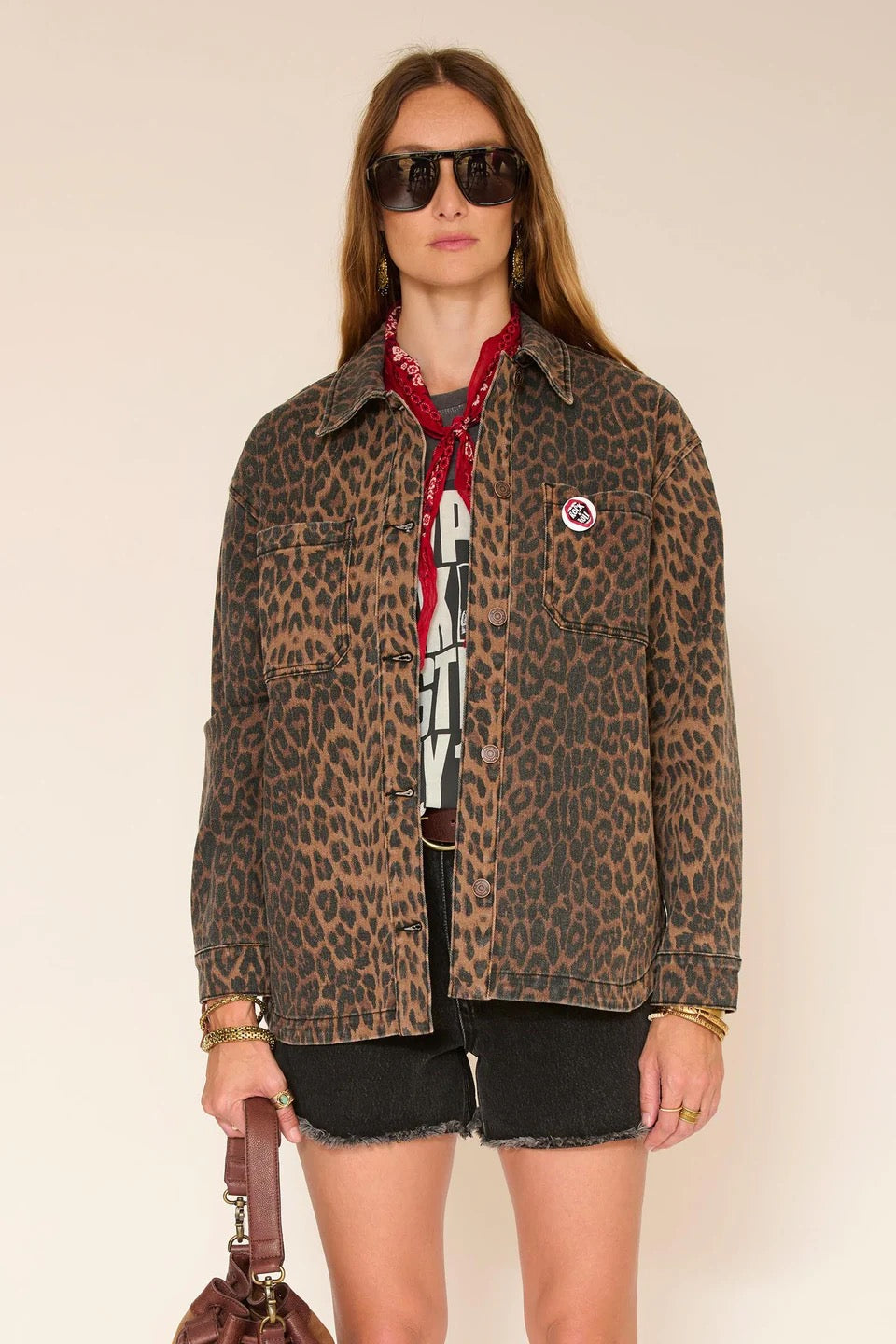 Venutia Leopard Jacket