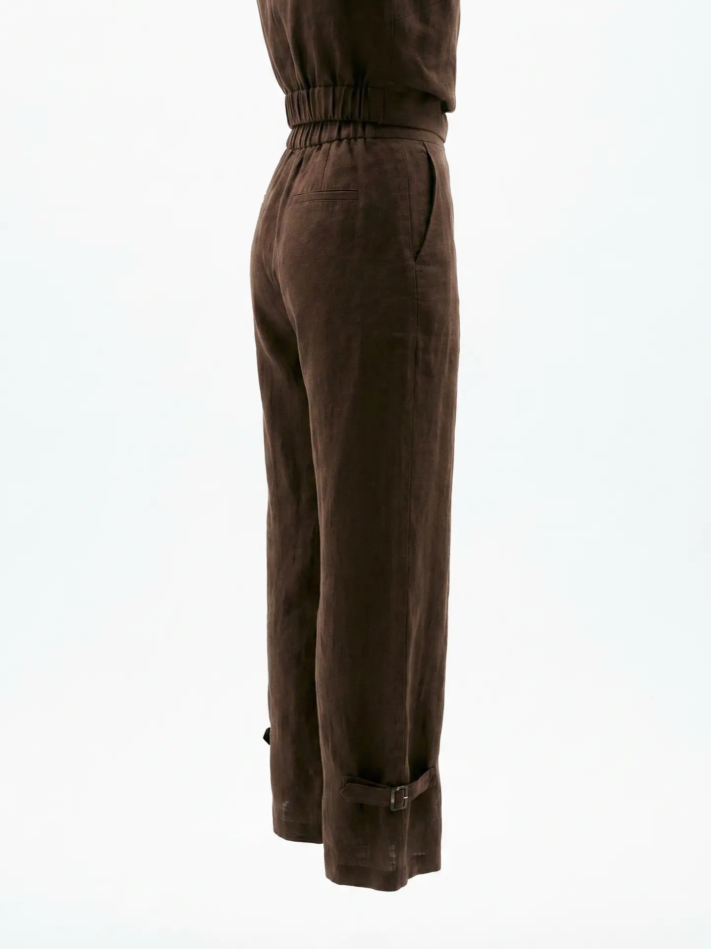 Mocha Linen Trouser