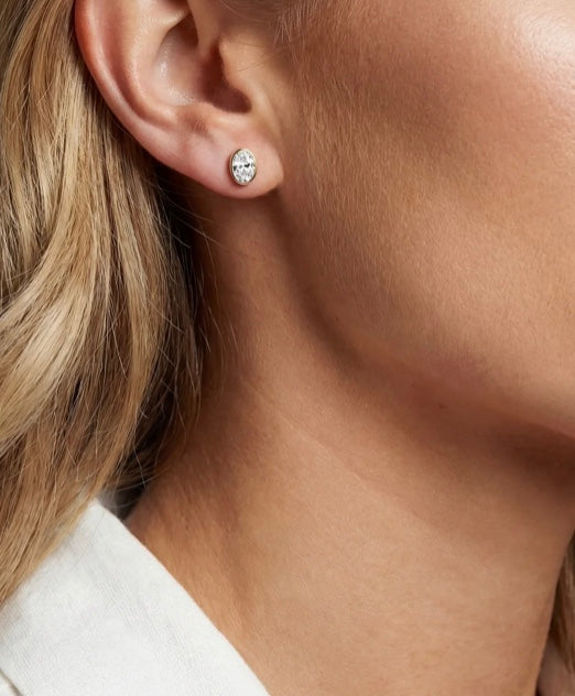 Sardinien Ovale Earrings YG