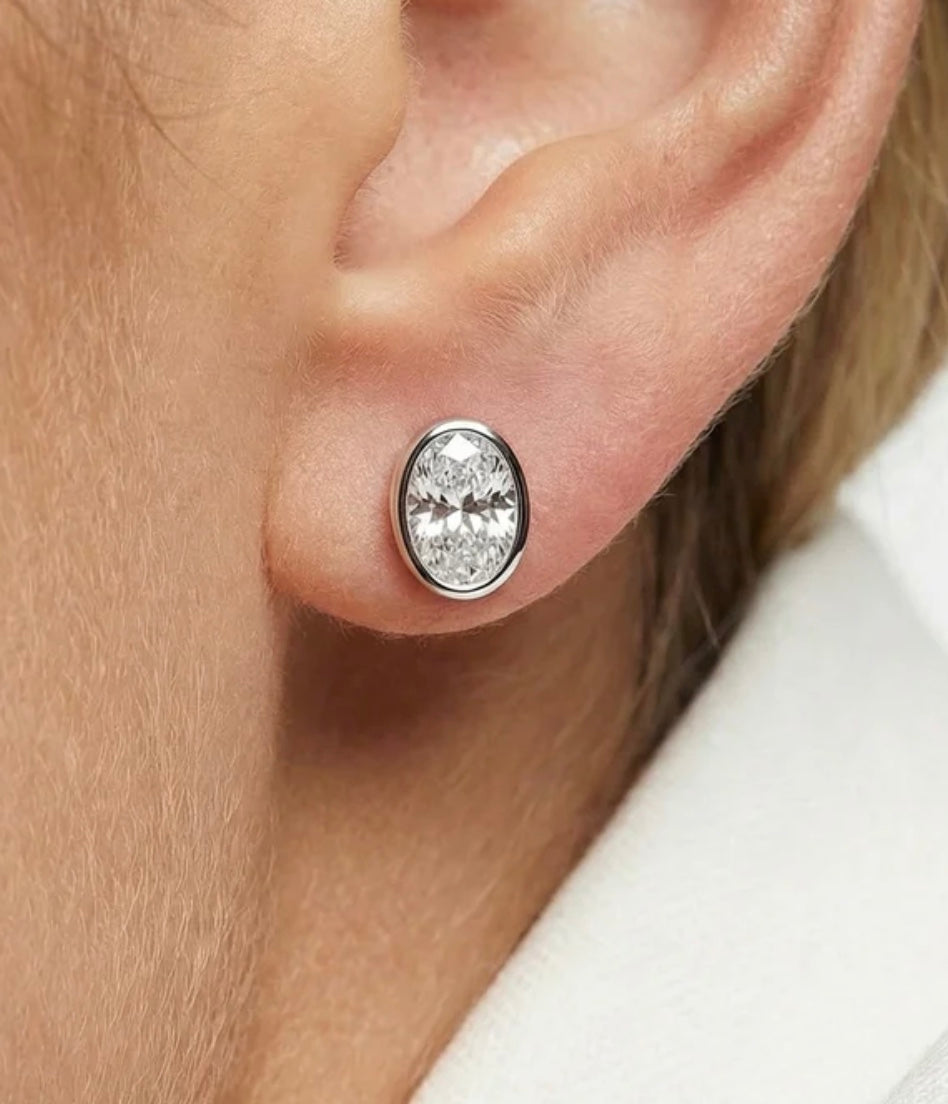 Sardinien Ovale Earrings Sterling