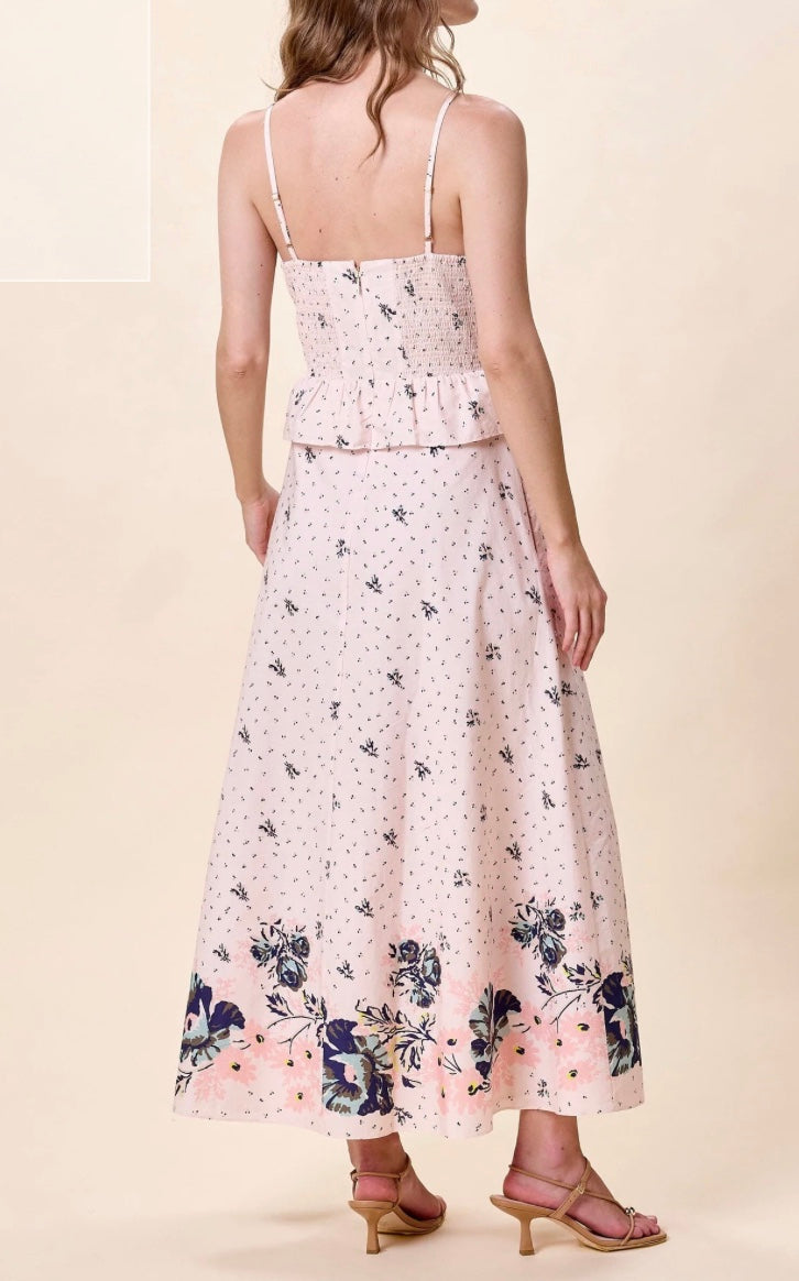 MENA ANKLE DRESS | LIORA PRINT