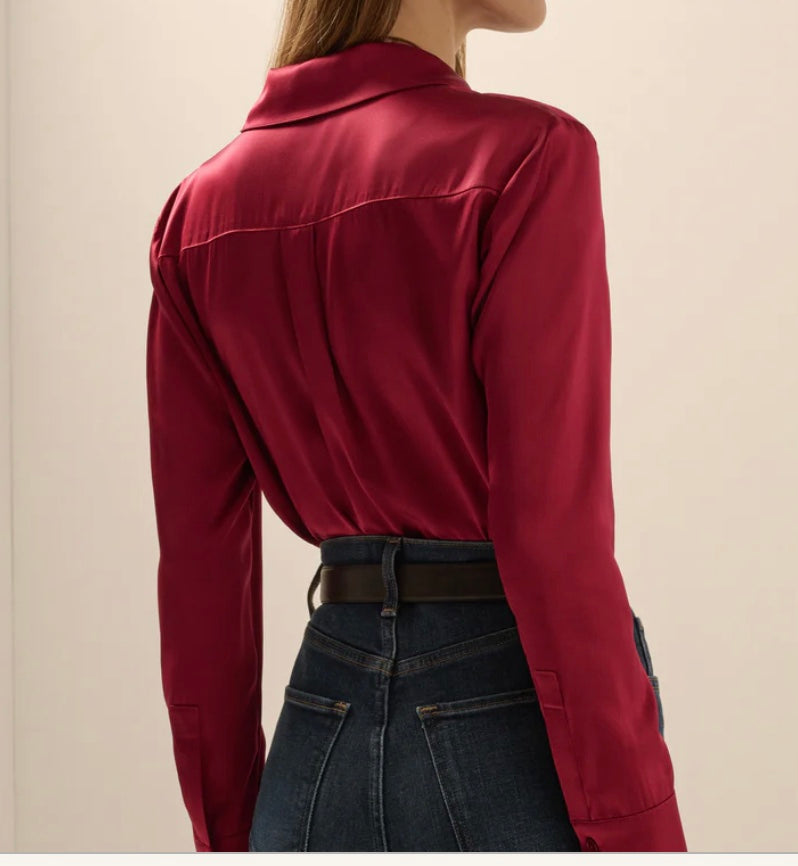 Bailey Blouse Cranberry