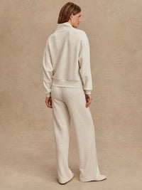 Varley wide leg pant 30 ivory Marl