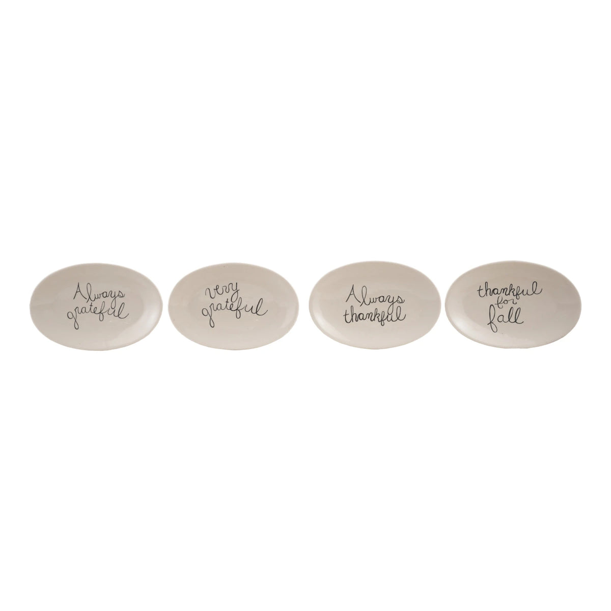Plate with Fall Saying, 4 Styles