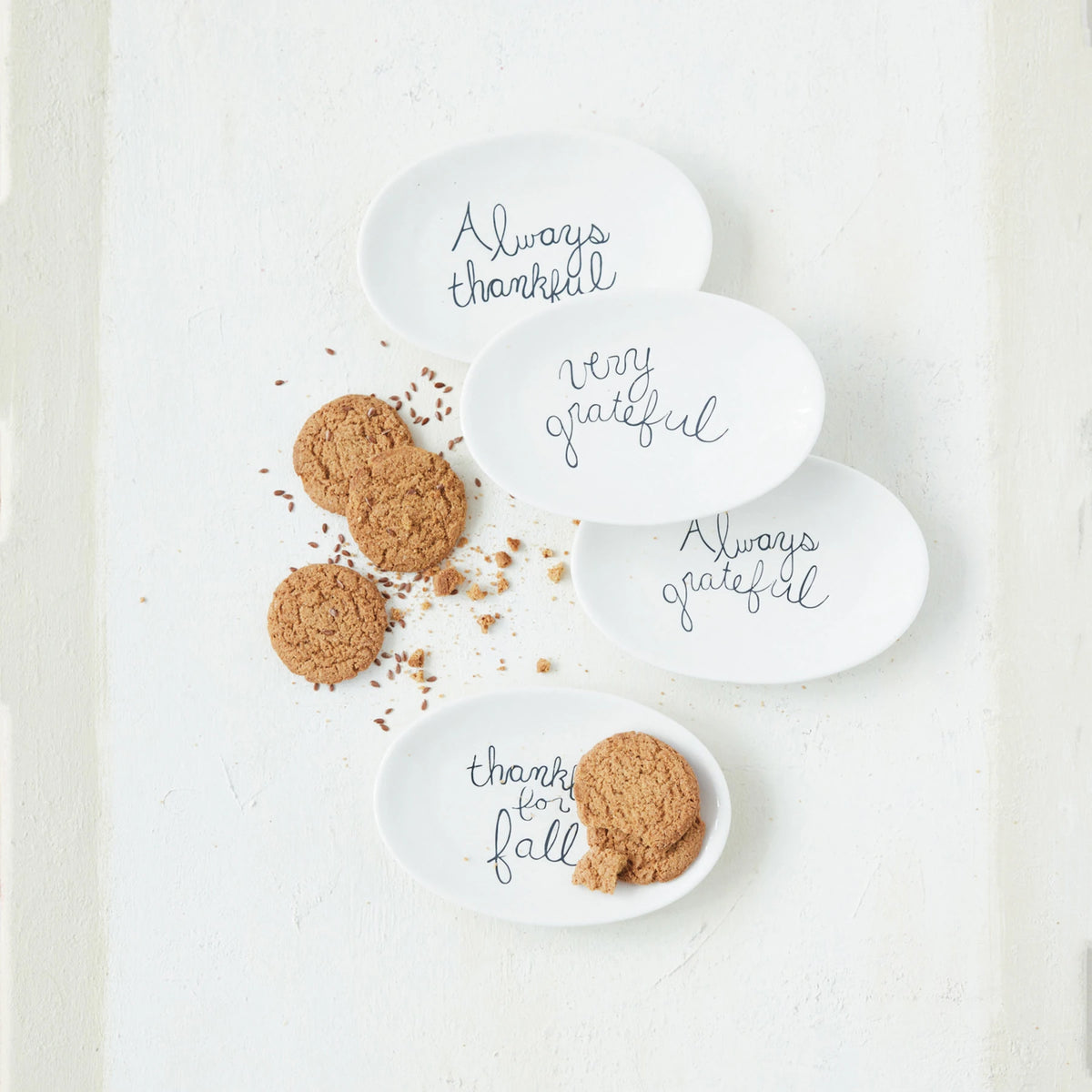 Plate with Fall Saying, 4 Styles