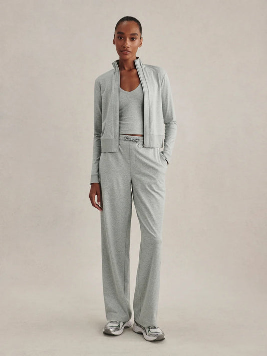 Rufus Cropped Zip-Through Sweat