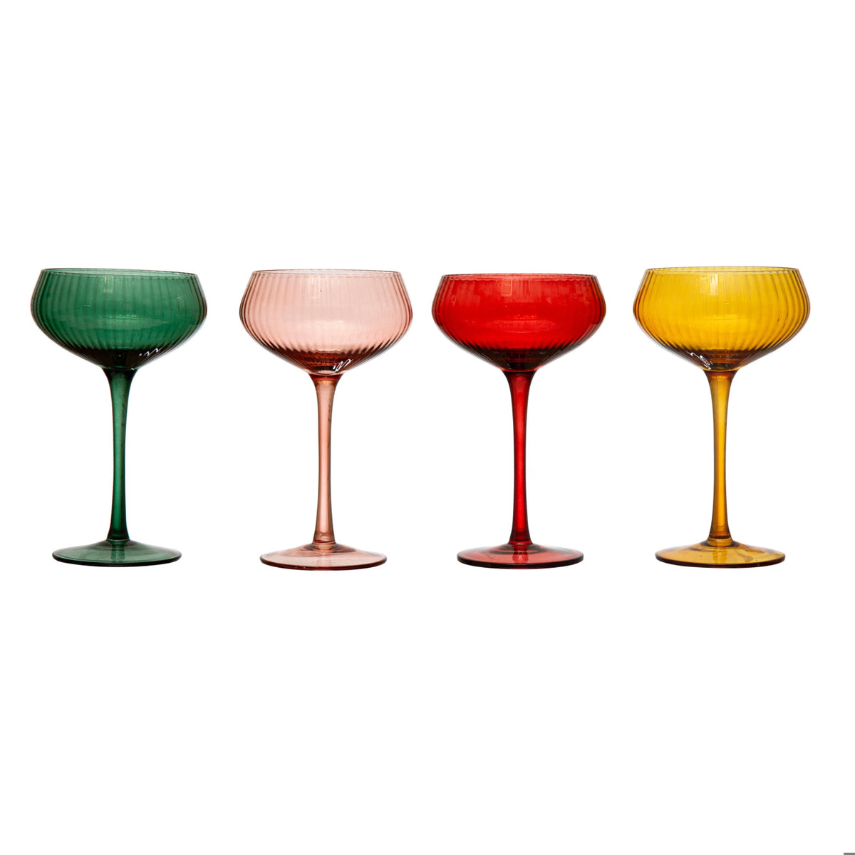 Stemmed Champagne, 4 Colors