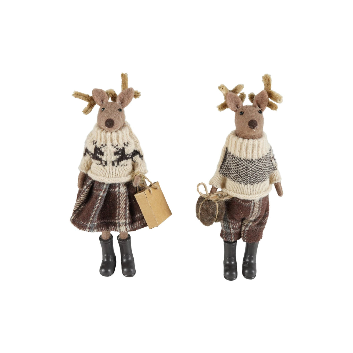 Wool Felt Deer, 2 Styles